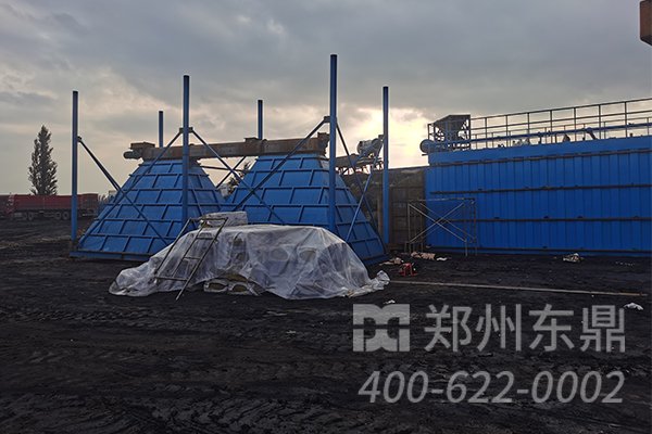煤泥烘干機(jī)生產(chǎn)線現(xiàn)場實(shí)拍圖